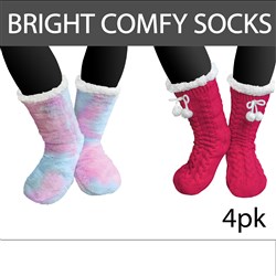 Mia AW24 Bright Socks - 4 Pairs