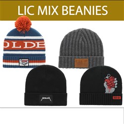 BEANIE LIC MIX - 4 PACK