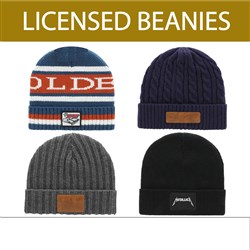 BEANIE LICENSED - 4 PACK