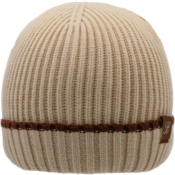 Lulu Beanie - Oat/Brown