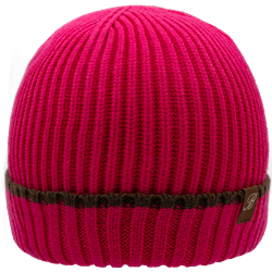 Lulu Beanie - Pink/Brown