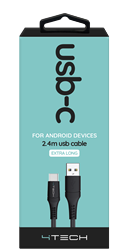 4Tech USBC Cable 2.4m