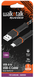 Rugged USB-A to USB-C Cable