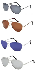 Aerial Sunglasses UV400 Aviator-MIX1-36pk