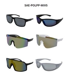 Aerial Sunglasses POL Platinum-MIX5-36pk