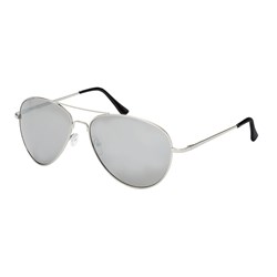 Black Ice Riley Silver Metal Sunglasses