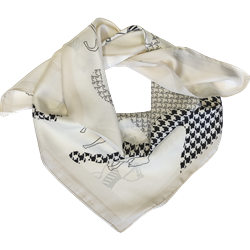 Bella Satin Scarf - Cream